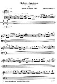 Meditative Variationen über 'Es ist ein Ros entsprungen' von Johannes Reiche 
