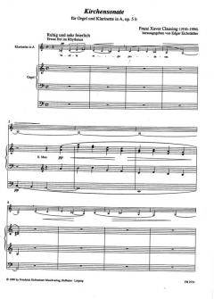 Kirchensonate, op. 5b von Franz Xaver Clausing 