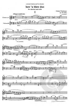bow'n'blow Duo, op. 20 (Graham Waterhouse) 