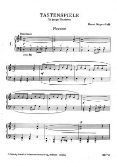 Tastenspiele für junge Pianisten von Horst Meyer-Selb 