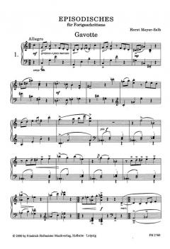 Episodisches für Fortgeschrittene von Horst Meyer-Selb für Fortgeschrittene im Alle Noten Shop kaufen