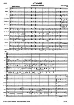 Hymnus for thirteen wind instruments, op. 49 (Graham Waterhouse) 