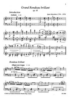 Grand Rondeau brillant op. 43 von Ignaz Moscheles 