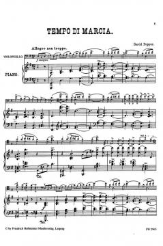 Tempo di Marcia, op. 16 von David Popper 