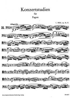 50 Konzertstudien op. 26 - Heft 2 (Ludwig Milde) 
