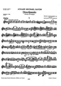 Divertimento D-Dur (Johann Michael Haydn) 