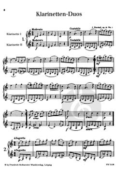 Klarinettenduos 1 im Alle Noten Shop kaufen online kaufen