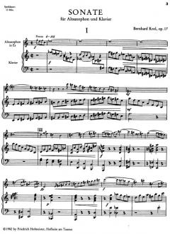 Sonate, op. 17 von Bernhard Krol 