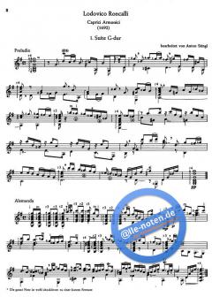 9 Suiten von Ludovico Conte Roncalli 