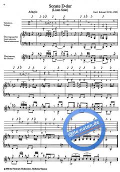 Sonate D-Dur von Karl Kohaut 