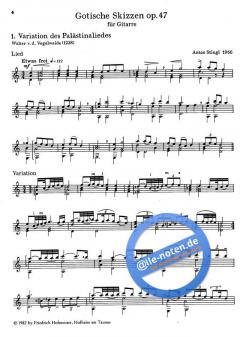 Gotische Skizzen, op. 47 von Anton Stingl 