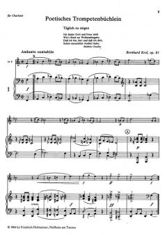 Poetisches Trompetenbüchlein, op. 81 von Bernhard Krol im Alle Noten Shop kaufen