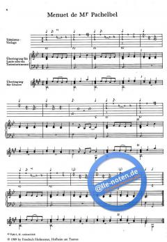 Menuett de Mr. Pachelbel von Johann Pachelbel 