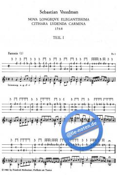 Musik für Cister, 1568, Teil 1 Band 28 von Sebastian Vreedmann 