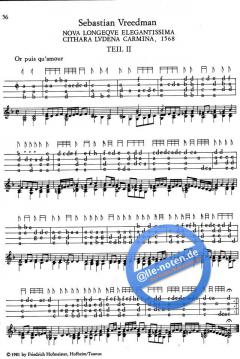 Musik für Cister, 1568, Teil 1 Band 29 von Sebastian Vreedmann 