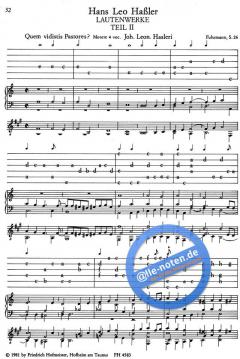 Lautenwerke, 1615, Teil 2 Band 33 von Hans Hässler 