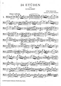 24 Etüden von Emil Paudert 