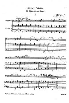 7 Etüden von Friedrich August Belcke 
