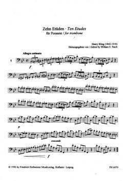 10 Etüden von Henri Adrien Louis Kling 