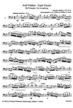 8 ausgewählte Etüden von Agostino Belloli 