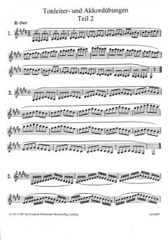 Tonleiter- und Akkordübungen Band 2 von Hermann Lange 