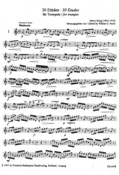 30 Etüden von Henri Adrien Louis Kling 