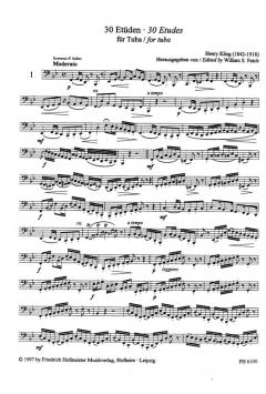 30 Etüden von Henri Adrien Louis Kling 