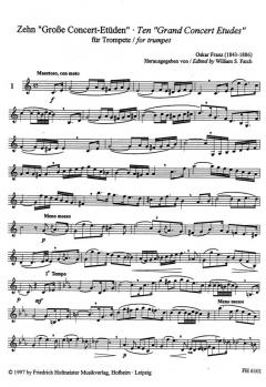 Zehn große 'Concert-Etüden' von Oscar Franz 