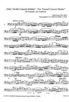 Zehn große 'Concert-Etüden' von Oscar Franz 