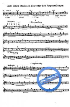 Etüden für die Mandoline in der ersten Lage im Alle Noten Shop kaufen