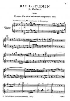 Bach-Studien für Horn, Heft 1 im Alle Noten Shop kaufen