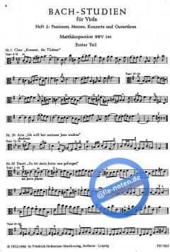 Bach-Studien für Viola Band 2 im Alle Noten Shop kaufen