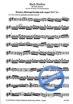Bach-Studien für Viola d'amore im Alle Noten Shop kaufen