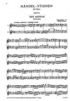 Händel-Studien für Oboe Heft 2 im Alle Noten Shop kaufen