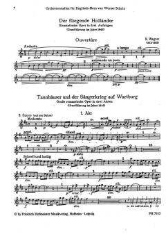 Orchesterstudien für Englisch Horn von Richard Wagner 