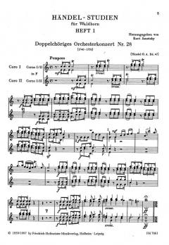 Händel-Studien für Horn Heft 1 im Alle Noten Shop kaufen