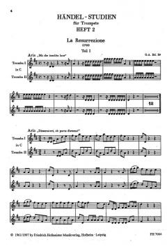 Händel-Studien Heft 2 von Georg Friedrich Händel 