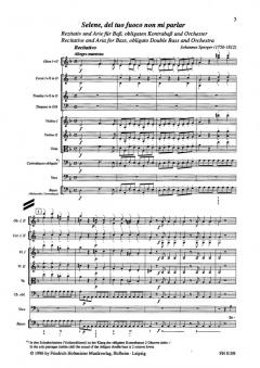 Selene, del tuo fuoco non mi parlar von Johann Matthias Sperger 