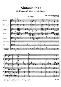 Sinfonia in D von Carl Ditters von Dittersdorf 