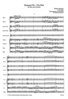Konzert Nr. 1 Es-Dur von Willem Spandau 