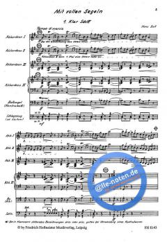 Mit vollen Segeln von Hans Boll 