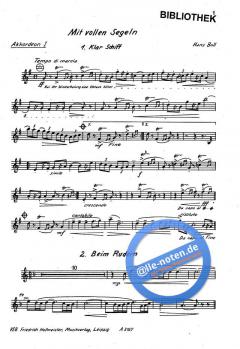 Mit vollen Segeln von Hans Boll 