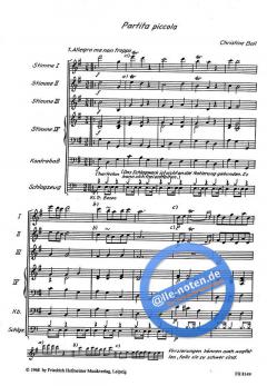 Partita piccola von Christine Boll 