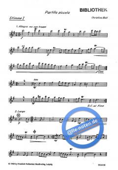 Partita piccola von Christine Boll 