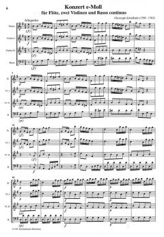 Konzert e-Moll (Christoph Schaffrath) 