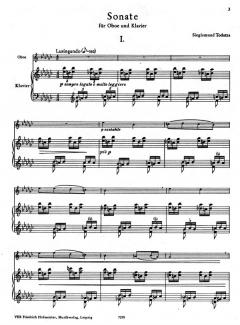 Sonate für Oboe und Klavier von Sigismund Toduta im Alle Noten Shop kaufen
