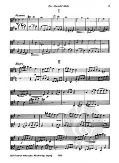 11 kleine Duette von Arnold Matz 