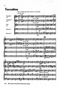 Drei Bläserstücke (1970) von Theodor Hlouschek 