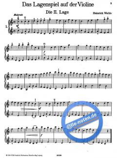 Lagenspiel auf der Violine, op. 19 von Heinrich Wahls im Alle Noten Shop kaufen
