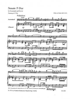 Sonate F-Dur von Willem de Fesch 